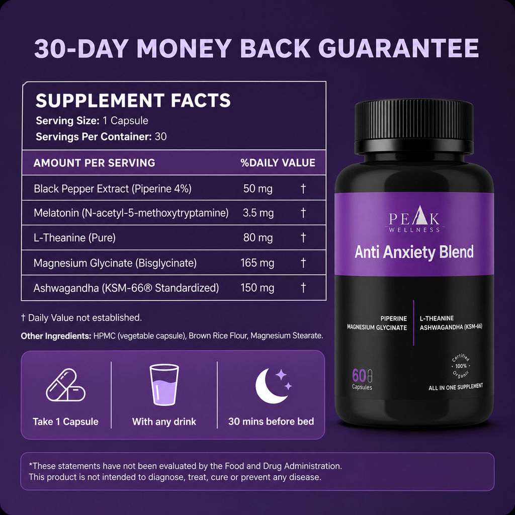 Anti-Anxiety Blend: Calm Your Mind, Find Your Balance