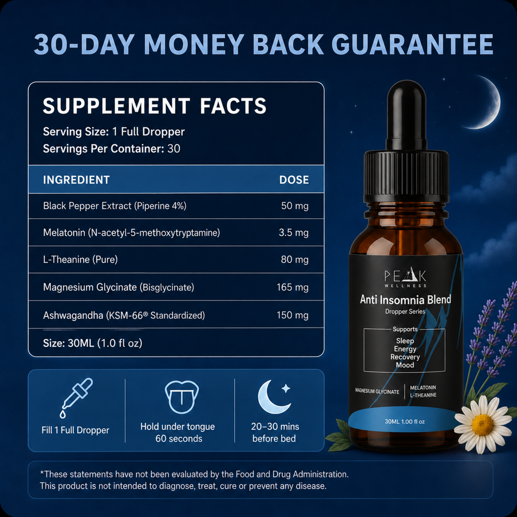 Anti-Insomnia Fast-absorbing Droppers