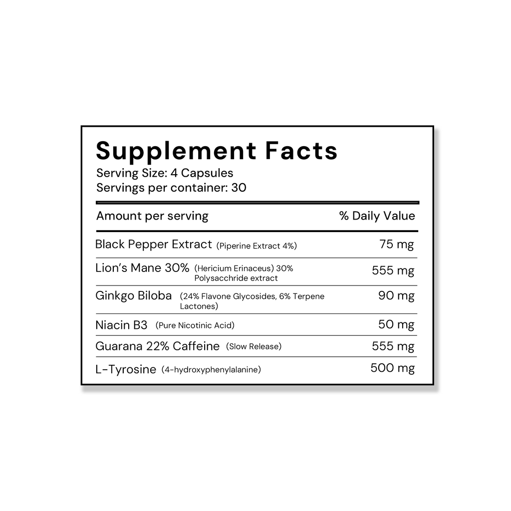6-Hour Energy Blend: Unleash Lasting Focus, Energy & Mental Clarity