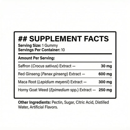 Erotic Nights - Intimate Gummies